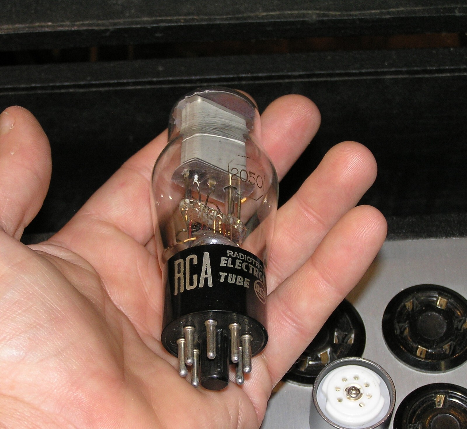 RCA Seeburg 2050 strong TestNOS jukebox tube original style TESTED STRONG