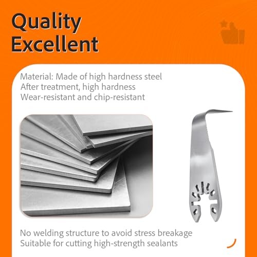 Multi Tool Cod Knife Blade | L-Shaped Windshield Removal Tool | Bent Cut Out