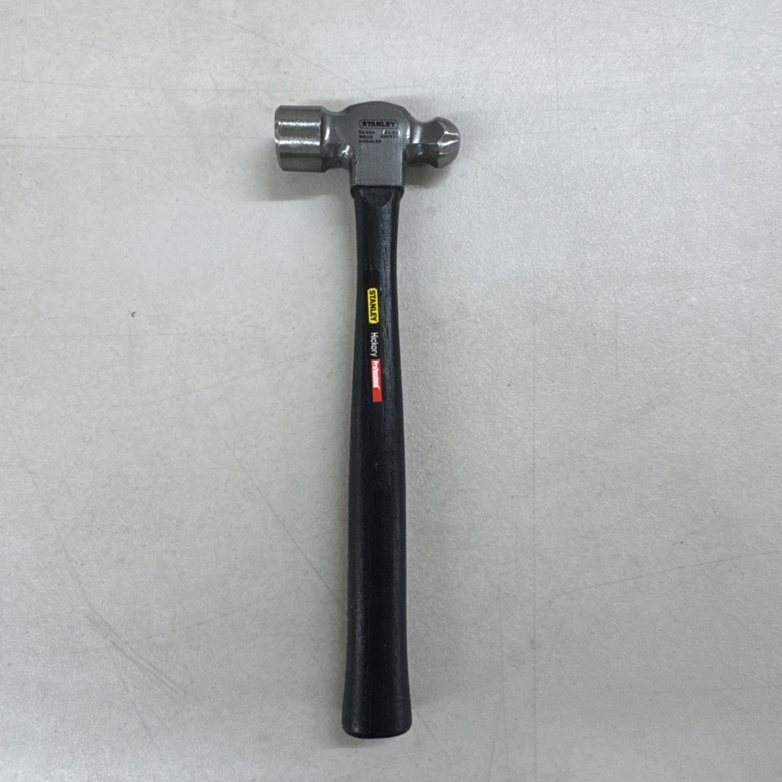 Stanley 54-024 Ball Peen Hammer 24 oz Steel Head Mechanics Tool