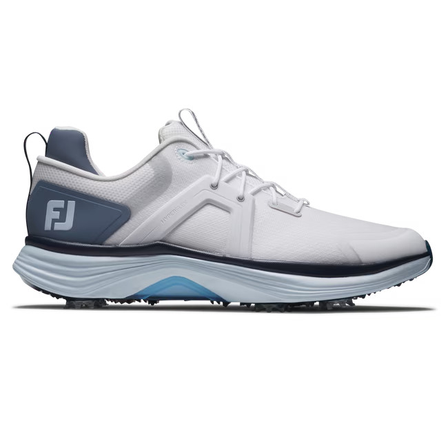 FootJoy HyperFlex Men Golf Shoe - Authentic (US Size: 9-9.5, White/Slate)