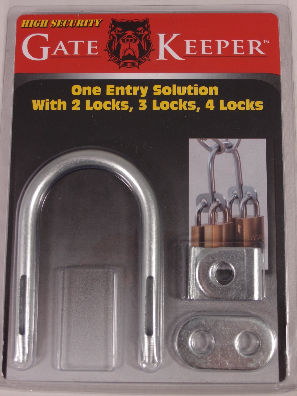 GM P4004, Multiple Padlock Locking Device - Shared Access -Dual Hasp B2
