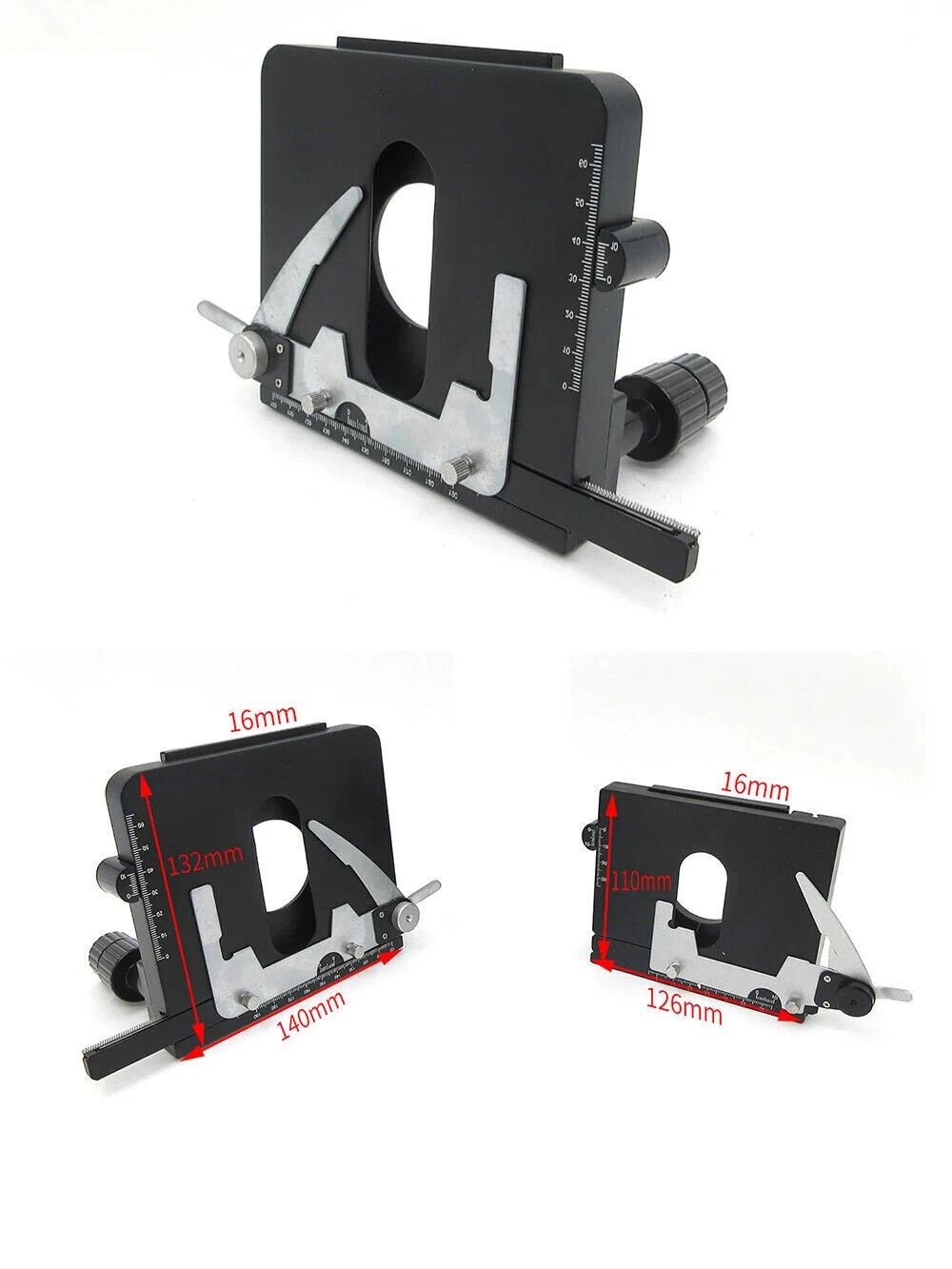 Biological Microscope Adjustable Double Layer Mechanical Stage Universal XY-Axis