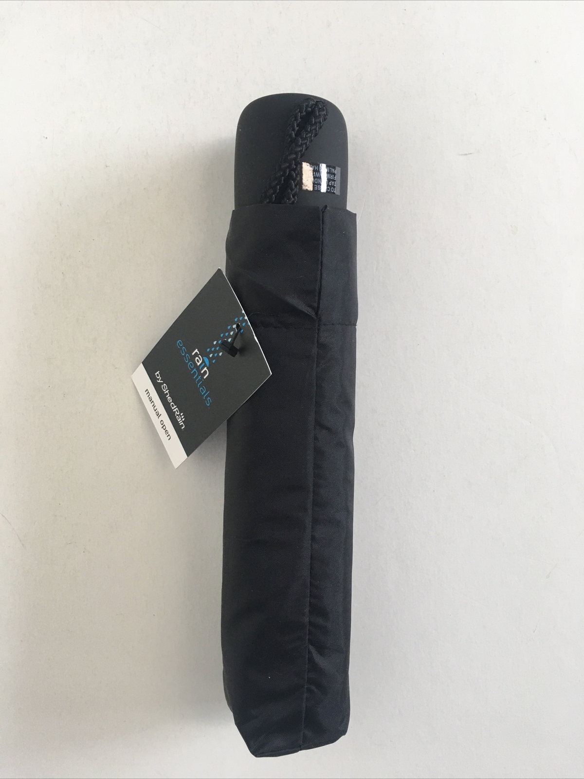 ShedRain Shed Rain Essentials Manual Open Umbrella Compact Black