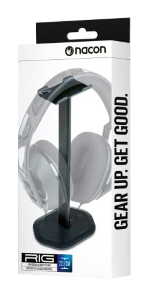Universal Gaming Headset Stand - Featuring A Sturdy Metal Design and Rubber