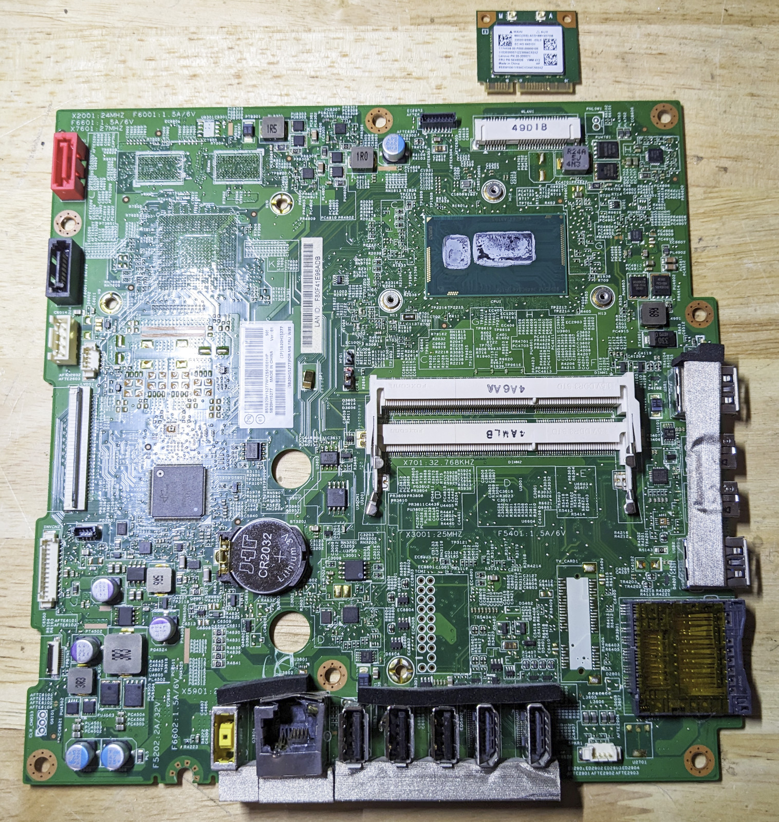 Lenovo C50-30 Motherboard Intel i3-4005 5B20H15277 348.01202.0011 IHSWSW 13138-1