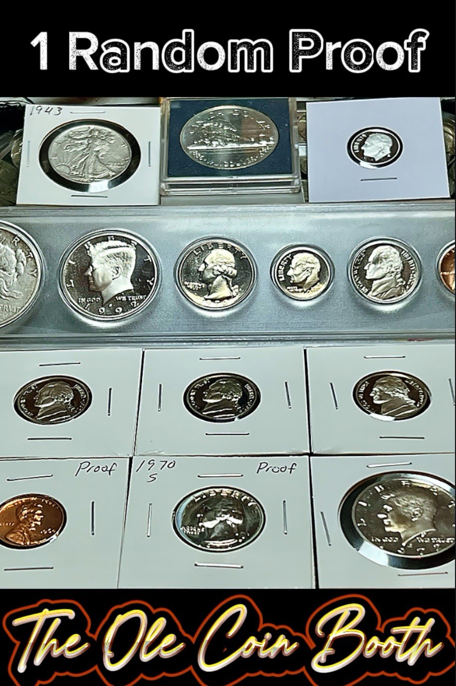 One Proof Coin Lot - U.S. Coins And Currency - STARTER COLLECTION COINS 🔥