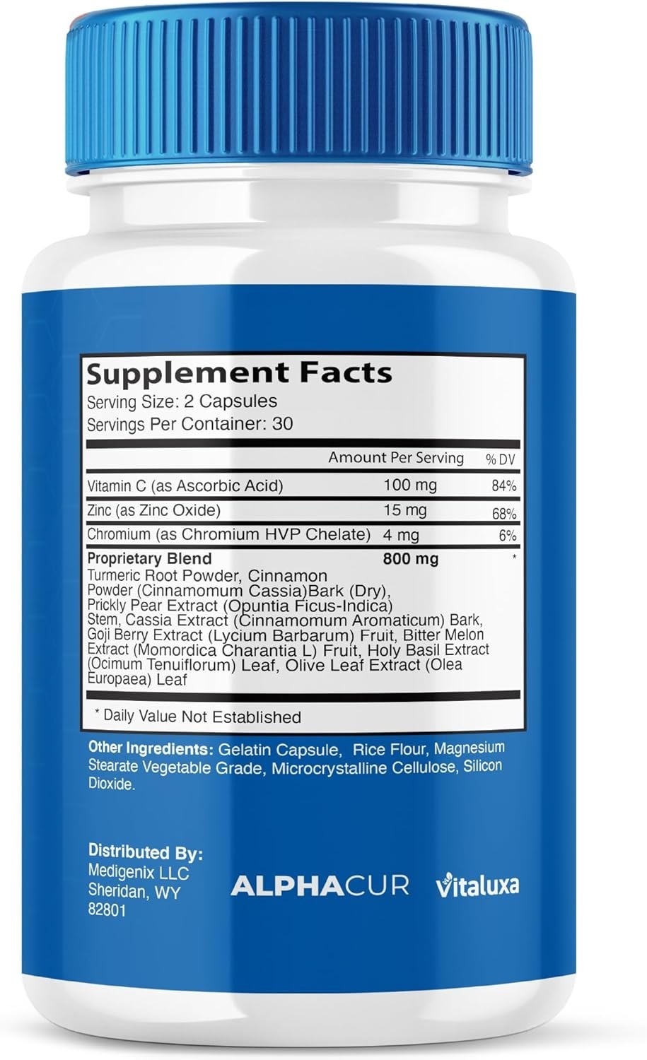 (5 Pack) Alphacur Advanced Nerve Support Formula Maximum Strength (300 Capsules)