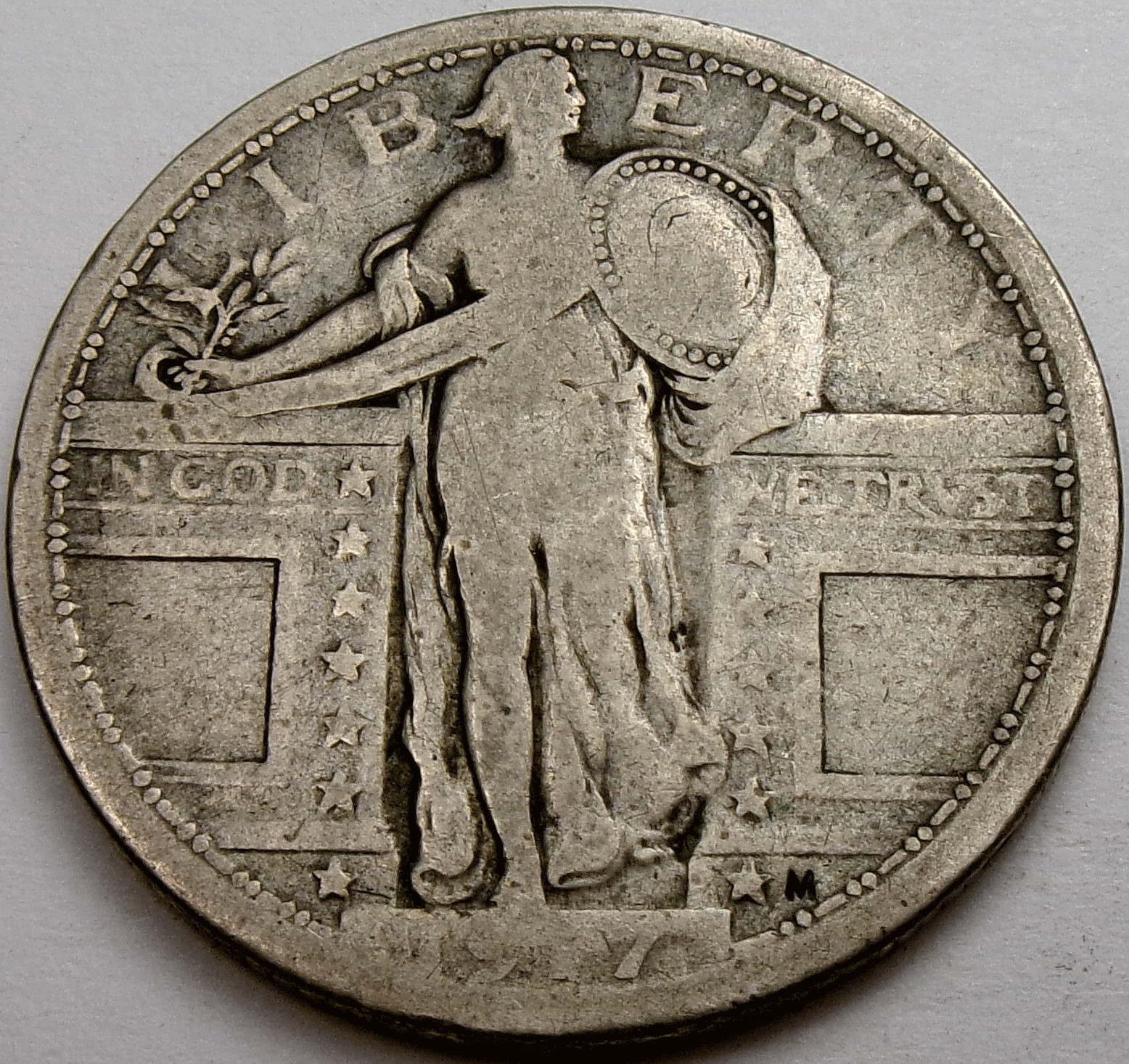 1917 'Type 1' Standing Liberty 25¢ Quarter
