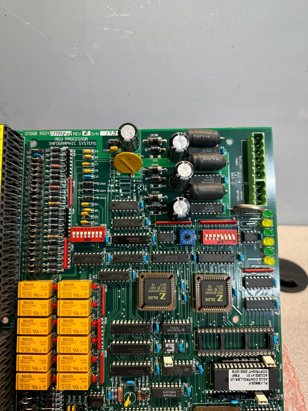 INFOGRAPHICS 135524-02 ACU PROCESSOR. REFURBISHED BY INFOGRAPHICS SYSTEM.
