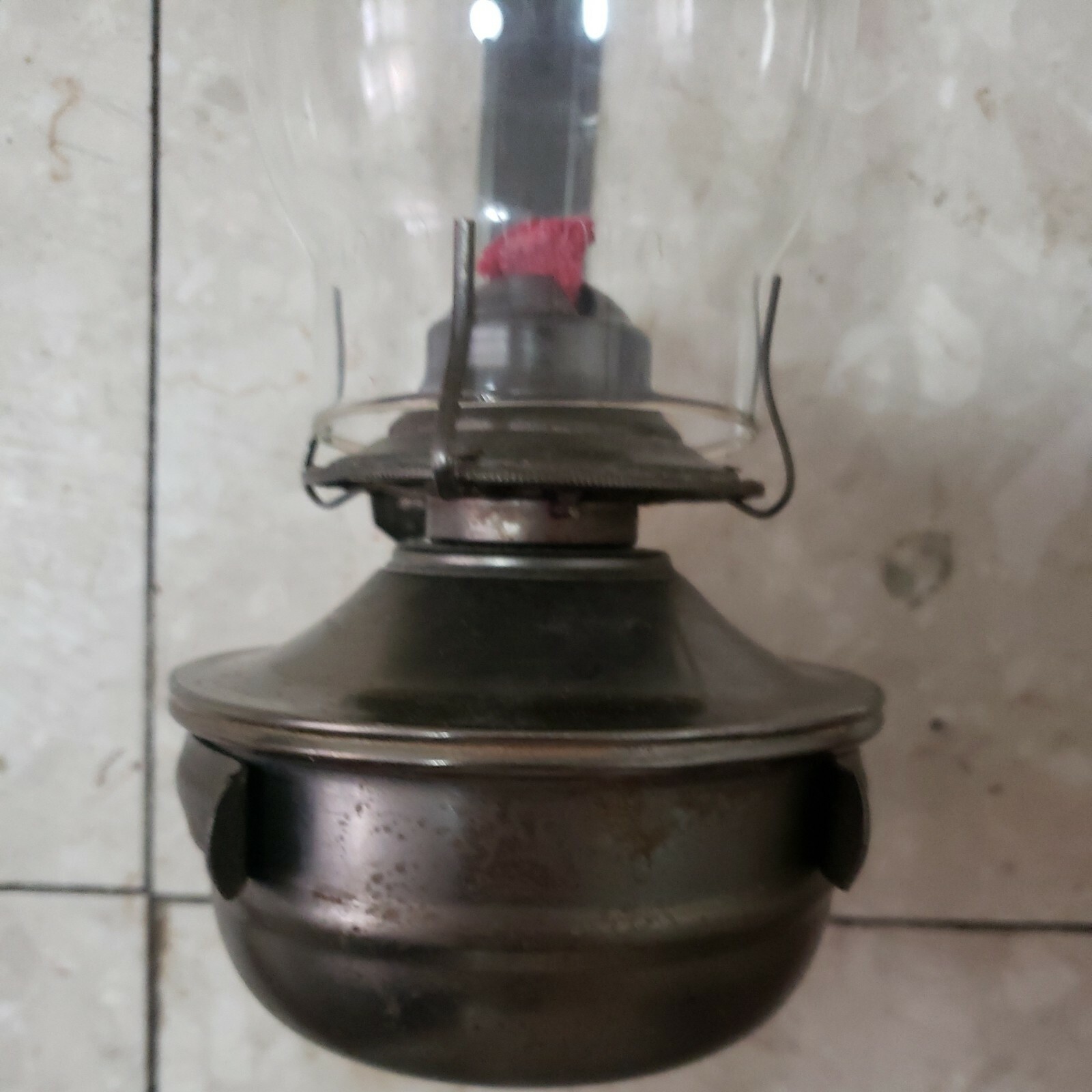 Vintage New Brass Wall Kerosene Lamp, never used