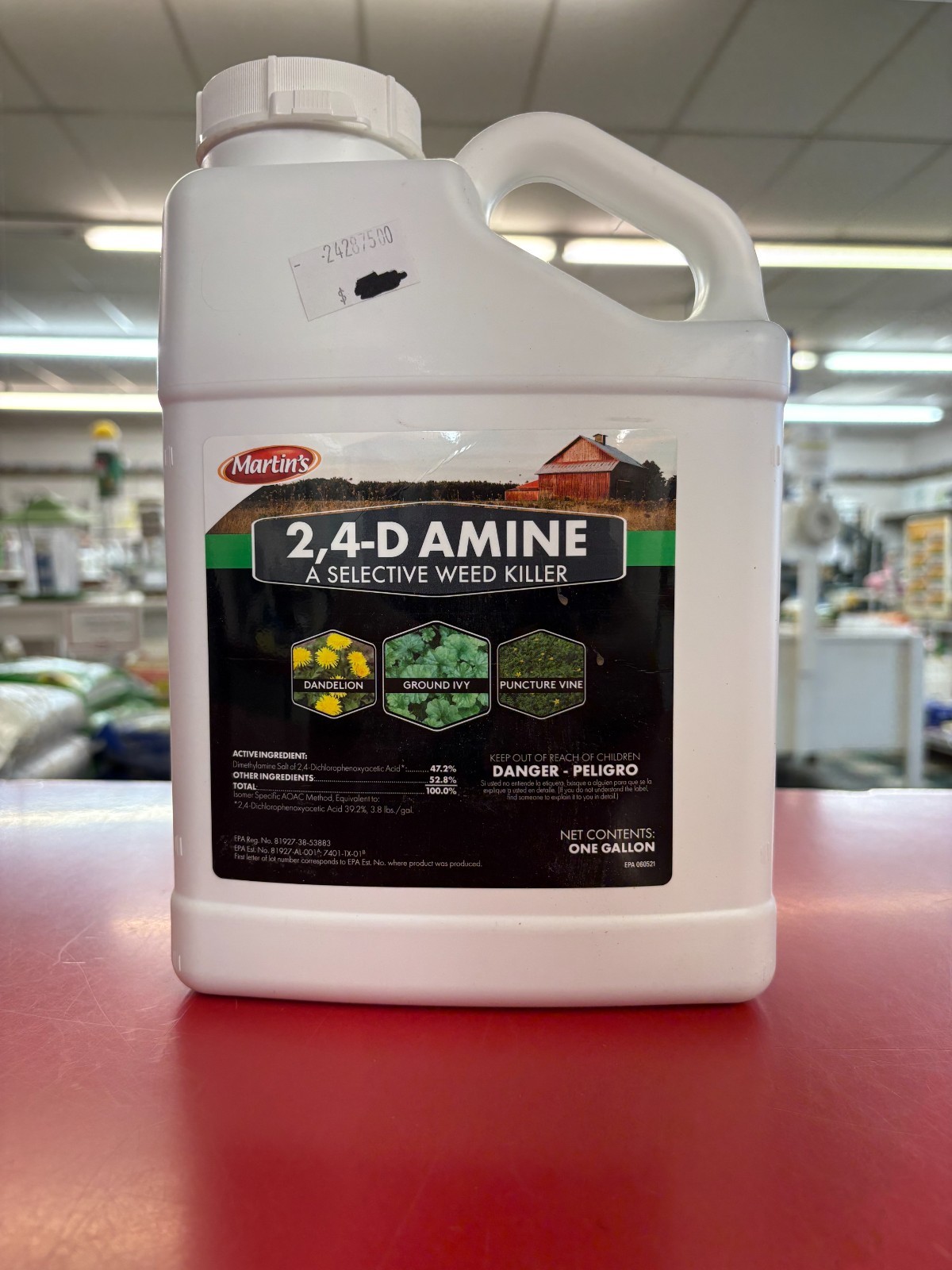 Martin's 2,4-D Amine Selective Weed Killer 128oz.