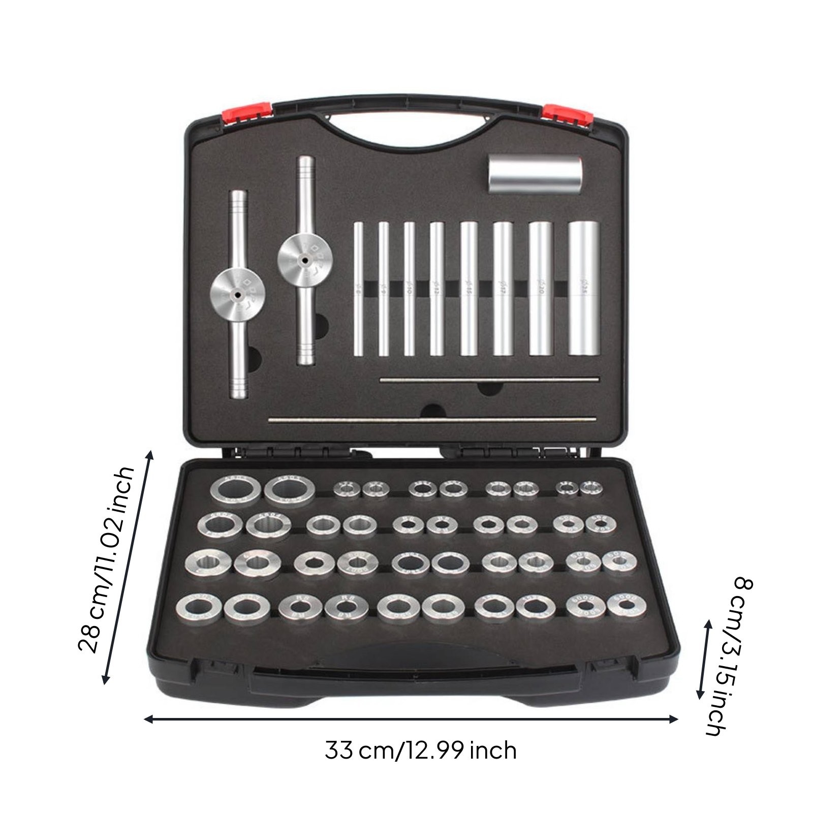 53 Pieces Bottom Bracket Press Set Broad Compatibility Hub Bearing Installer