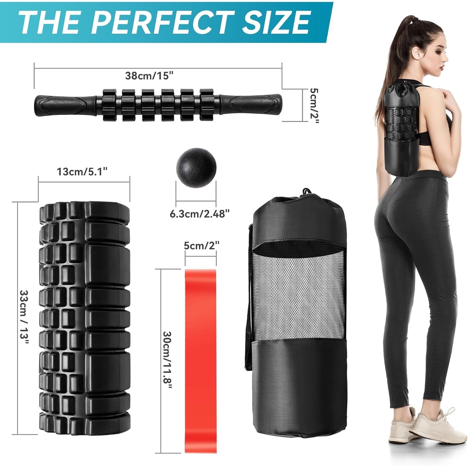 High Density Exercise Roller Bundle