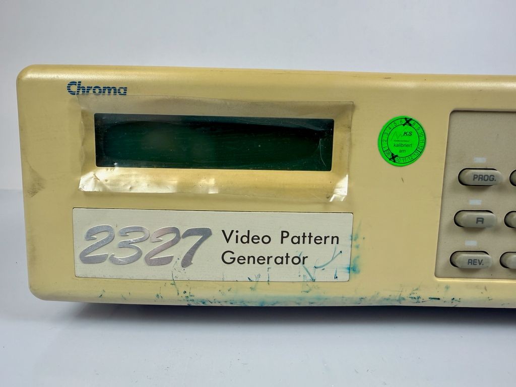 Chroma ATE 2327 Video Pattern Generator up to 250MHz NTSC PAL SECAM