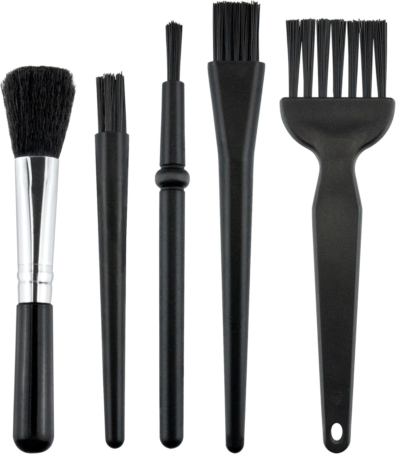 5 PCS Mini Keyboard Cleaning Brushes Kit, PP Handle Nylon Anti Static