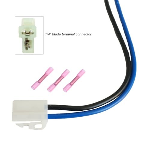 -Pin Universal Electric Cooling Fan Terminal Pigtail Plug Wire Harness 2