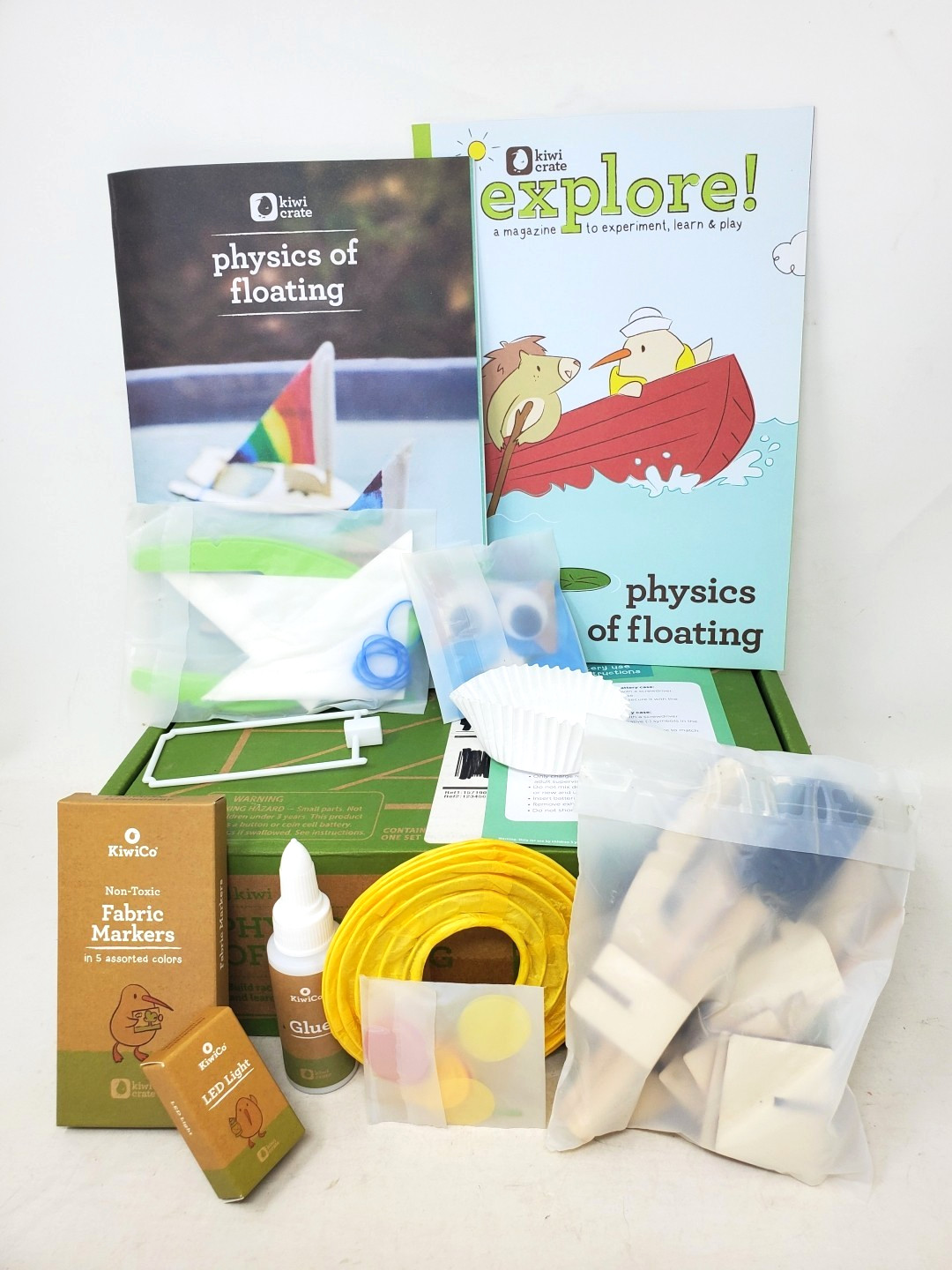 KiwiCo Physics of Floating Kit #LAK-F2379 - Kiwi Crate - STEM Project - 5 Yr+
