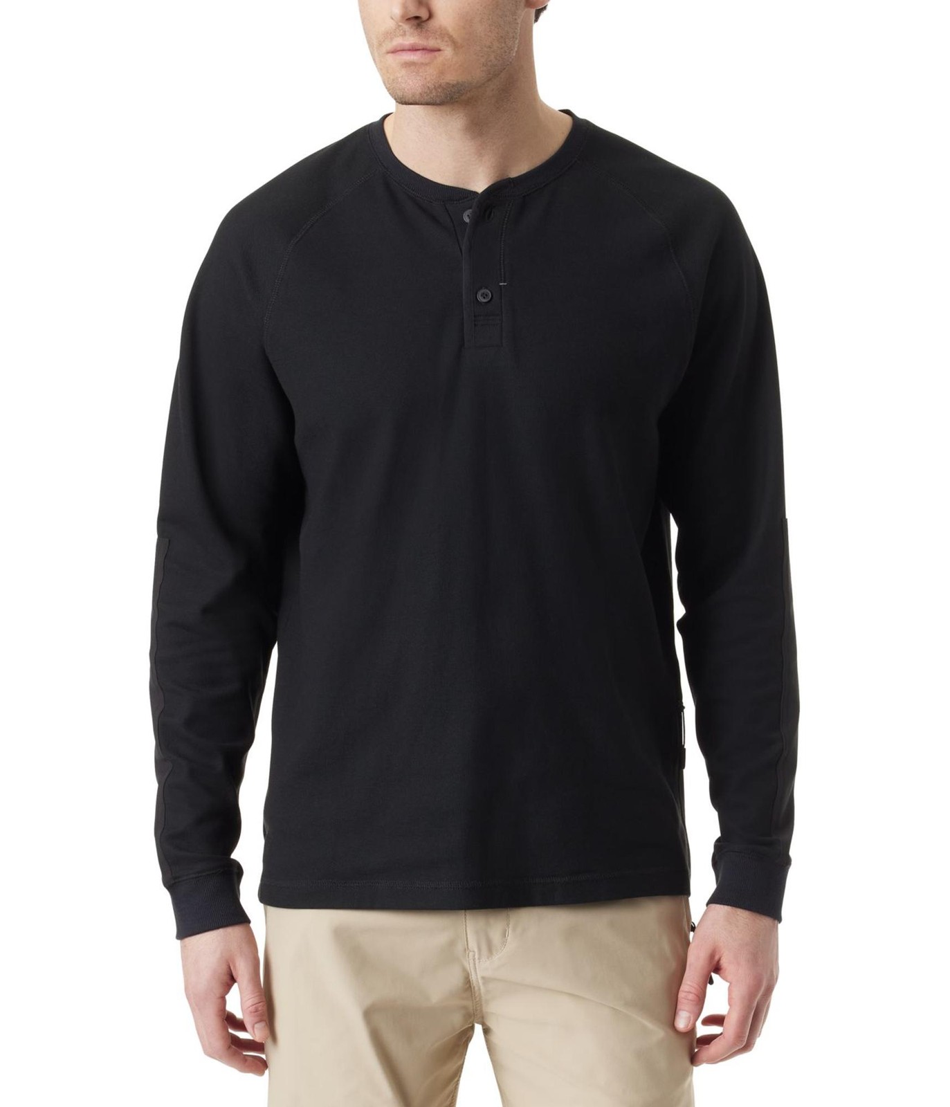 BASS OUTDOOR Mens Hiker Thermal Henley Shirt