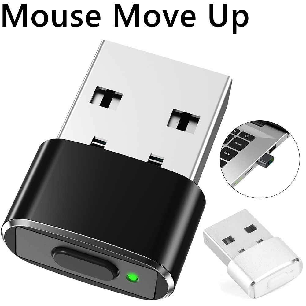USB Mouse Jiggler Wiggler Mover Shaker Undetectable for Computer Laptop New