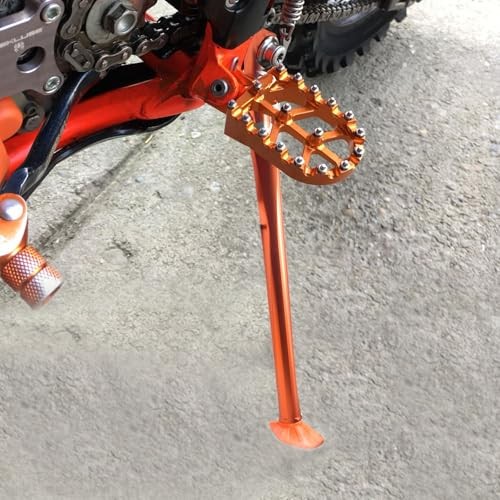Motorcycle CNC Kickstand Foot Side Stand For XC XC-W XC-F XC-W EXC 150 Orange