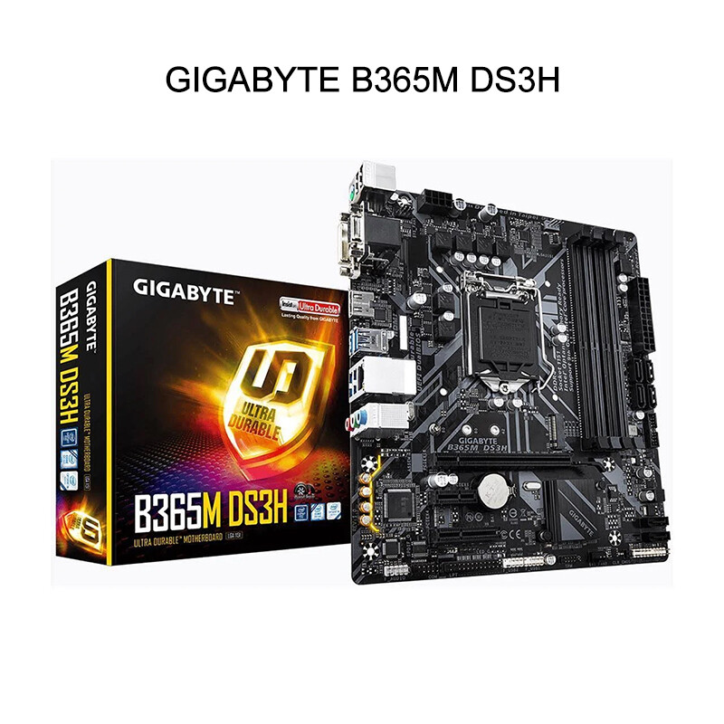 GIGABYTE B365M DS3H LGA 1151 (300 Series) Intel B365 Micro ATX Intel Motherboard