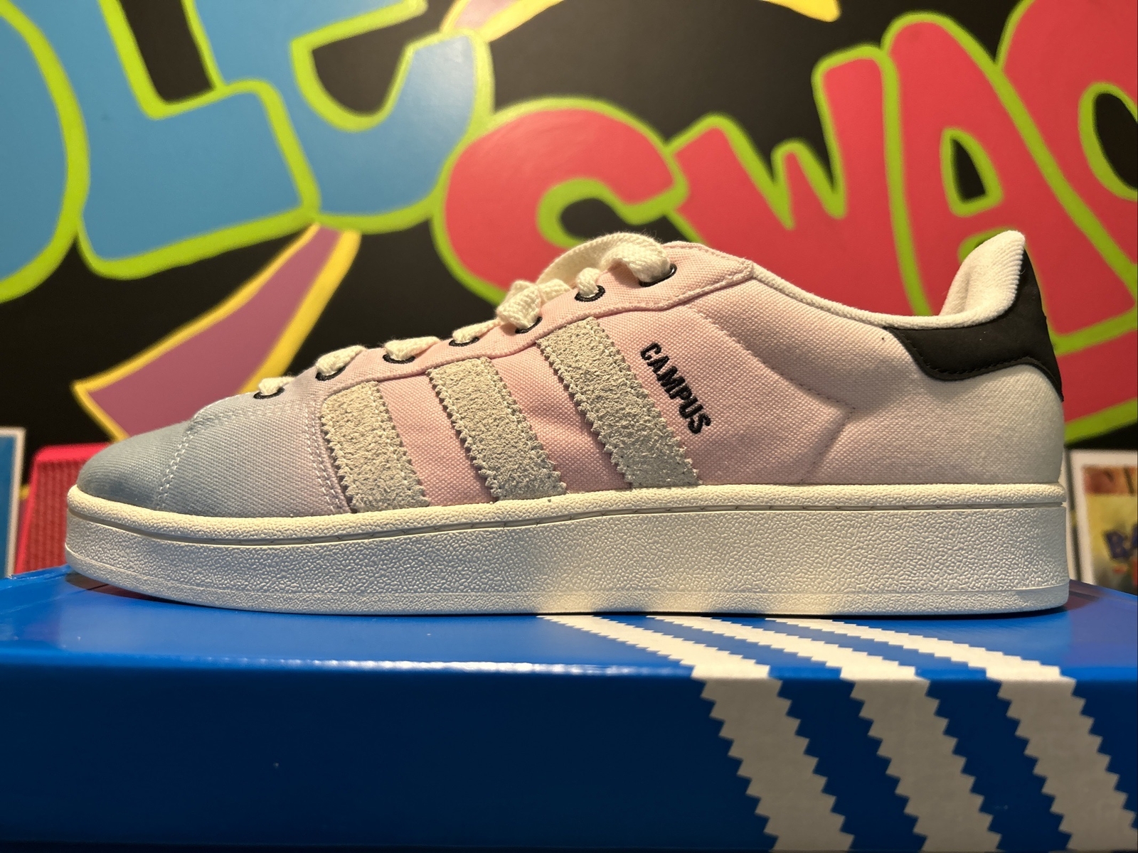 adidas Originals Campus 00s IH2494 Wonder Blue Sneakers Cotton Candy White