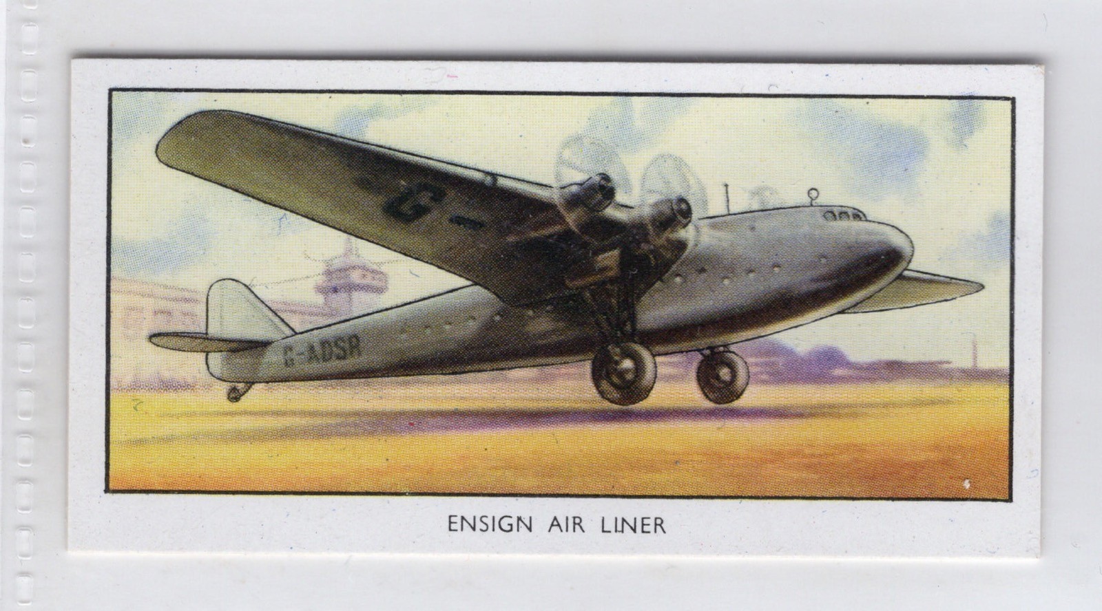 Anonymous Transport Trade card  #08 Imperial Airways “Ensign"