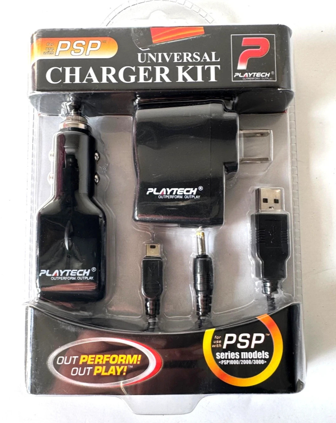 Universal Charger Kit for Sony PSP with Car & AC Power Adapter USB & Data Cable