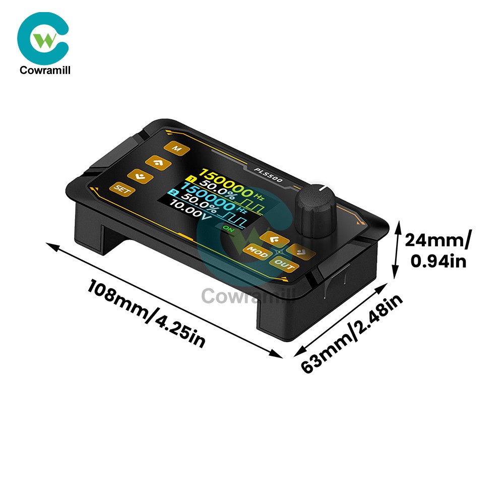 PLS500 Dual-Channel Pulse PWM Signal Generator Adjustable Programmable Dead zone