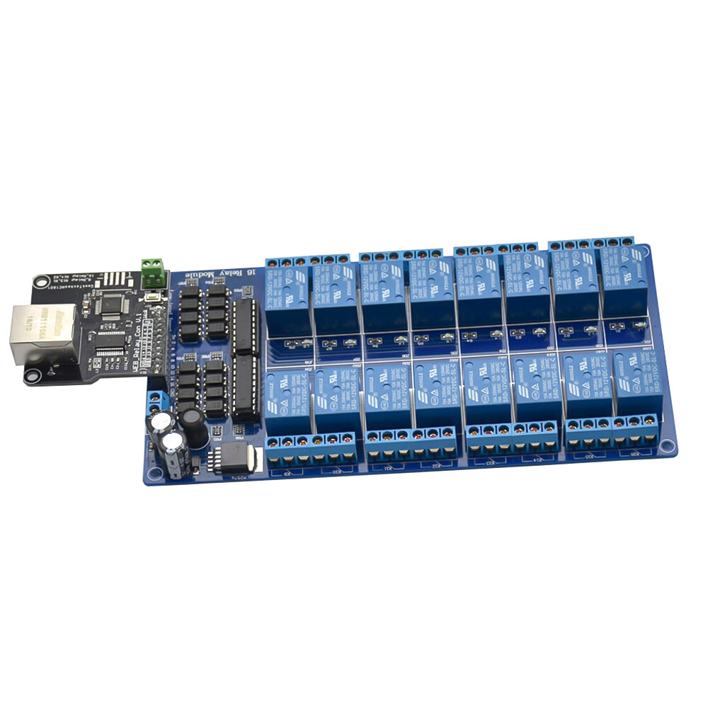 16 Ch Ethernet WAN Control LAN Web Server Relay Ethernet RJ45 Network Module