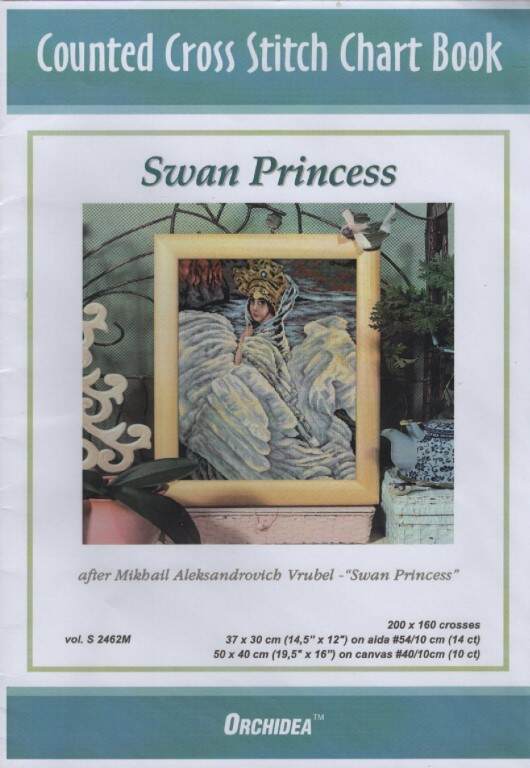NEW!!! COUNTED CROSS STITCH "SWAN PRINCESS" BEAUTIFUL DESIGN