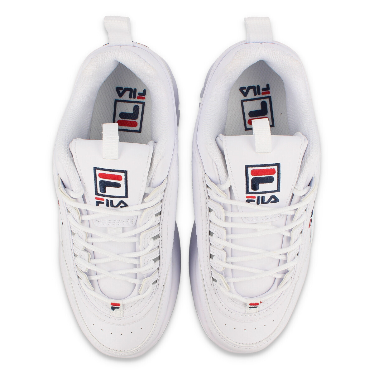 FILA DISRUPTOR 2 WEDGE Sneaker WHITE WFW22044001 Unisex Platform Sneakers New