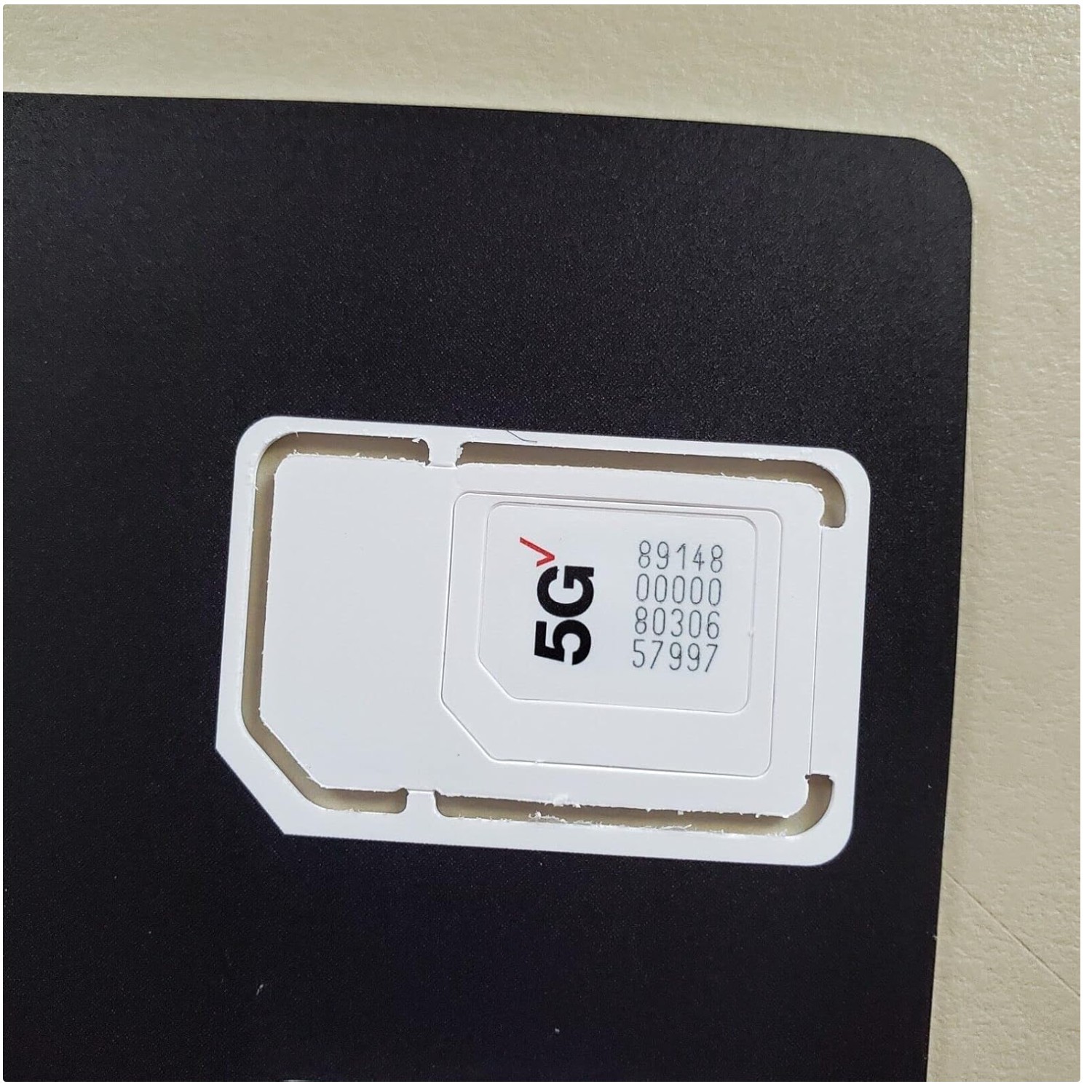 Verizon 5G Triple Cut SIM Card 10-Pack with Sim Tray Pin