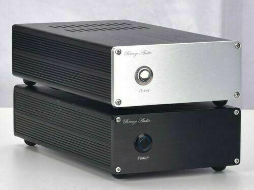 Full Aluminum Linear Power Supply Chassis Audio PSU Box Case 131x55x249MM