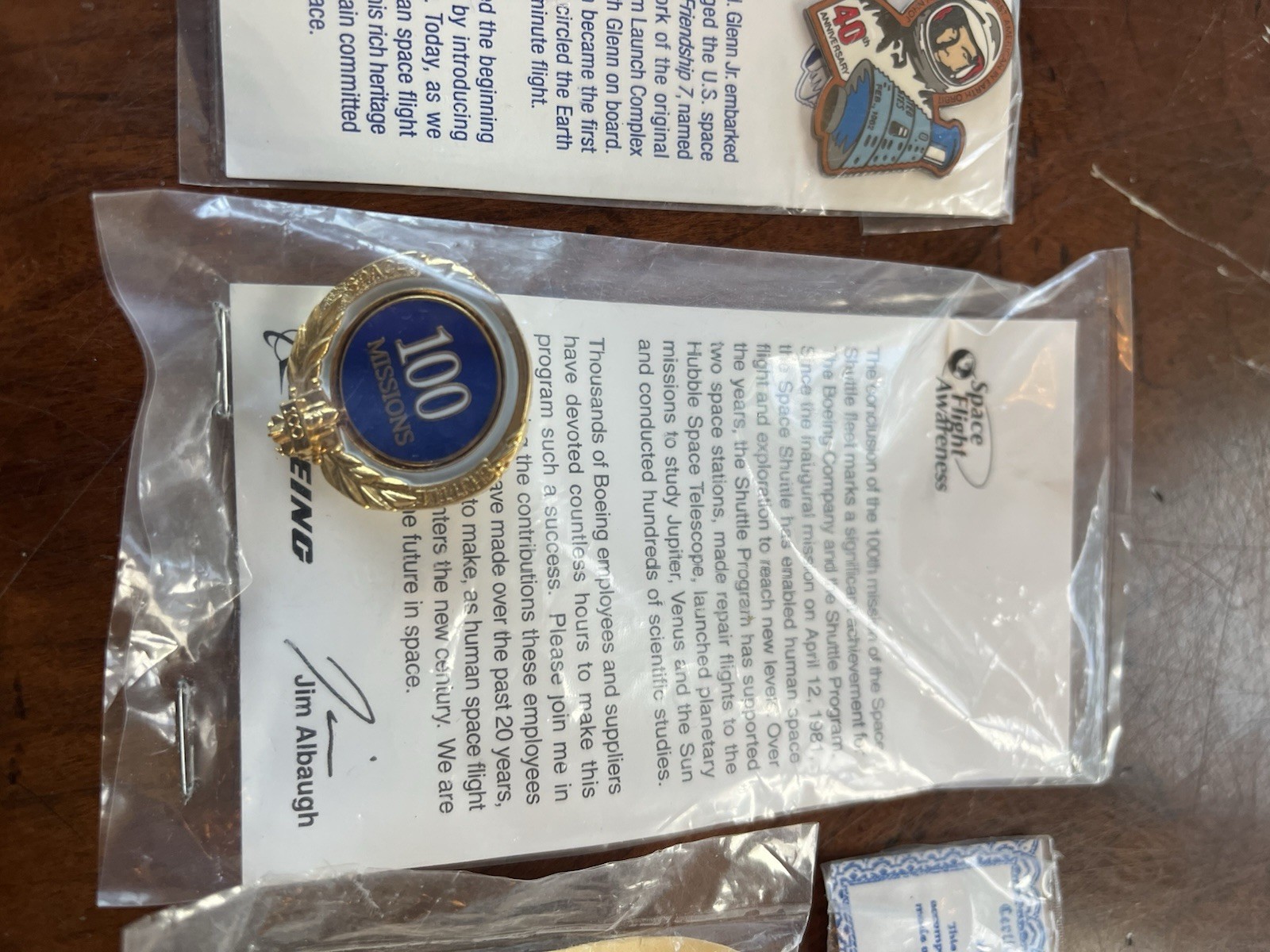 NASA Rare Lapel Pin Lot: 41 Pins Space Shuttle, Astronaut Commemorative