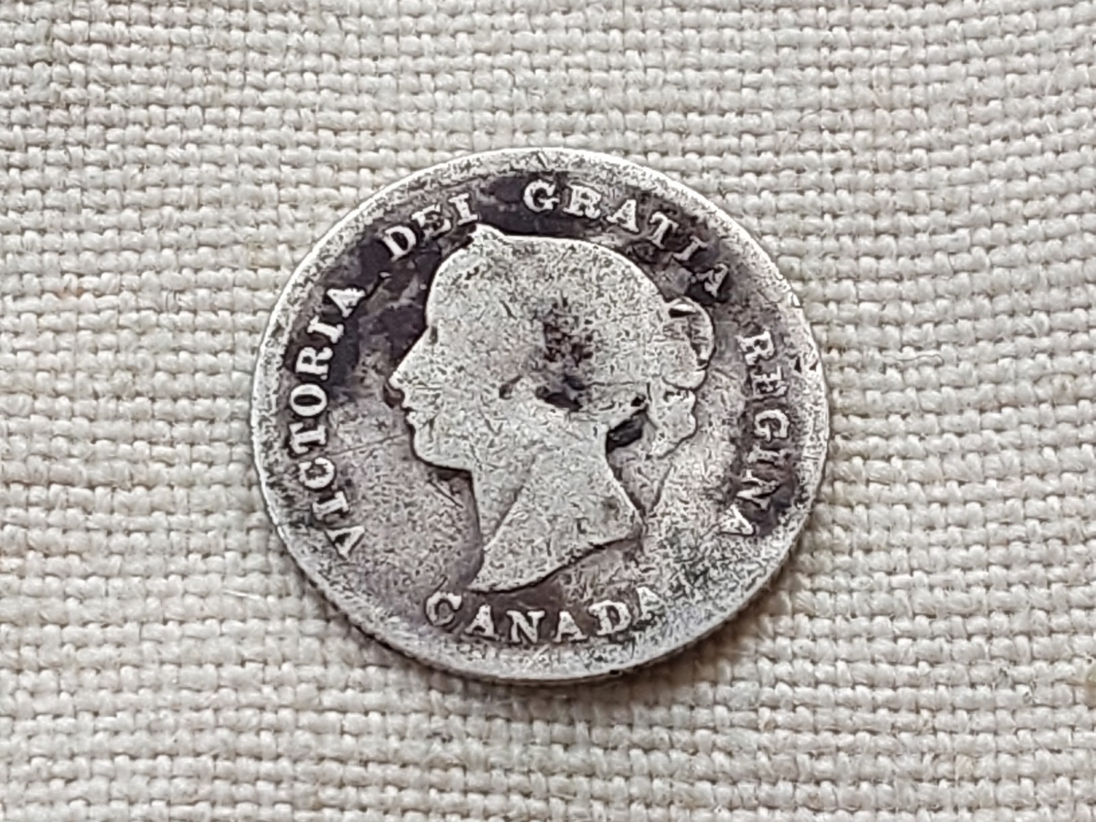 Canada 1899 5 cents   0.925 silver