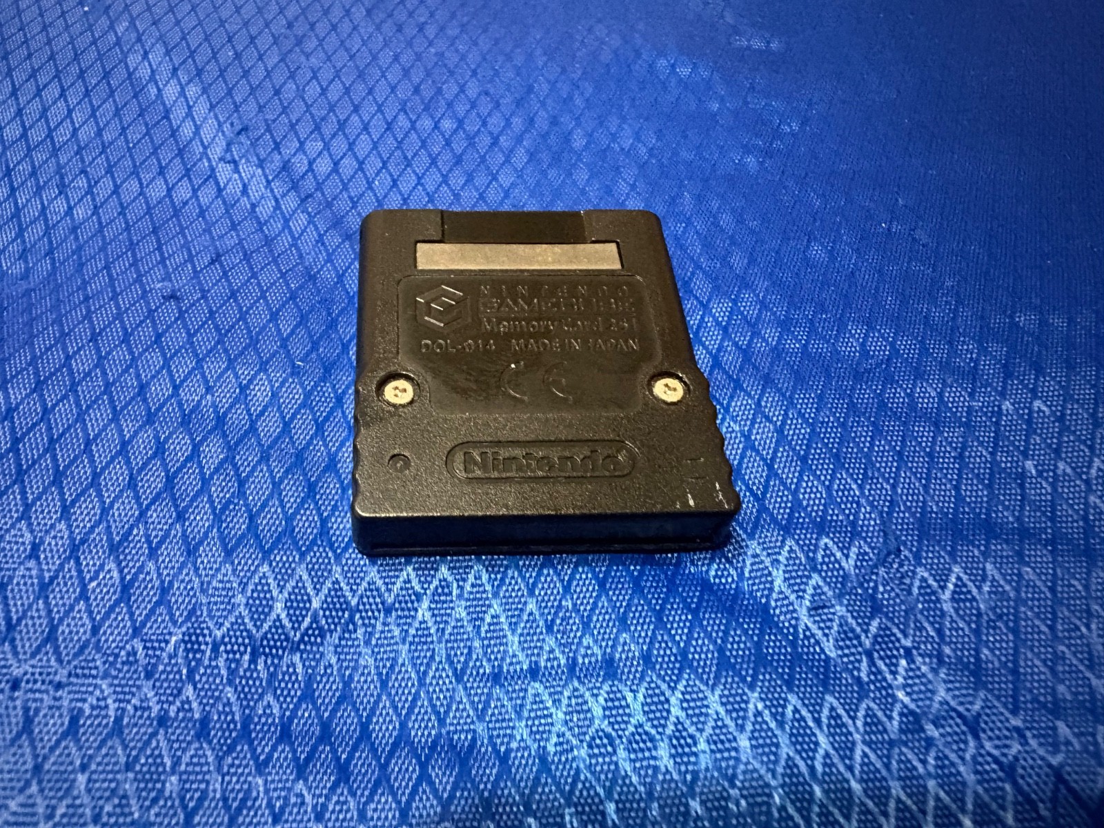 Nintendo Gamecube Memory Card 251 Black, tested works