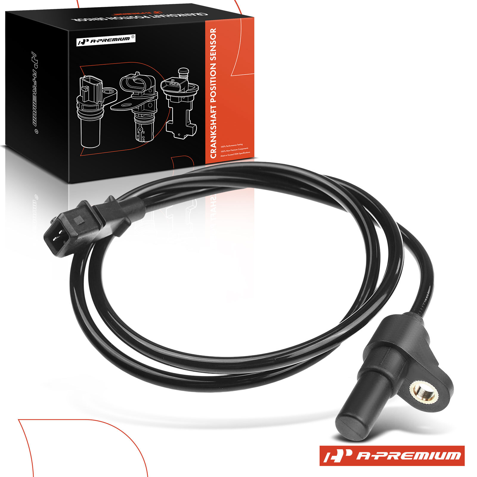 A-Premium Crankshaft Position Sensor for Volvo S40 V40 00-04 1.9L 2.0L 1270603