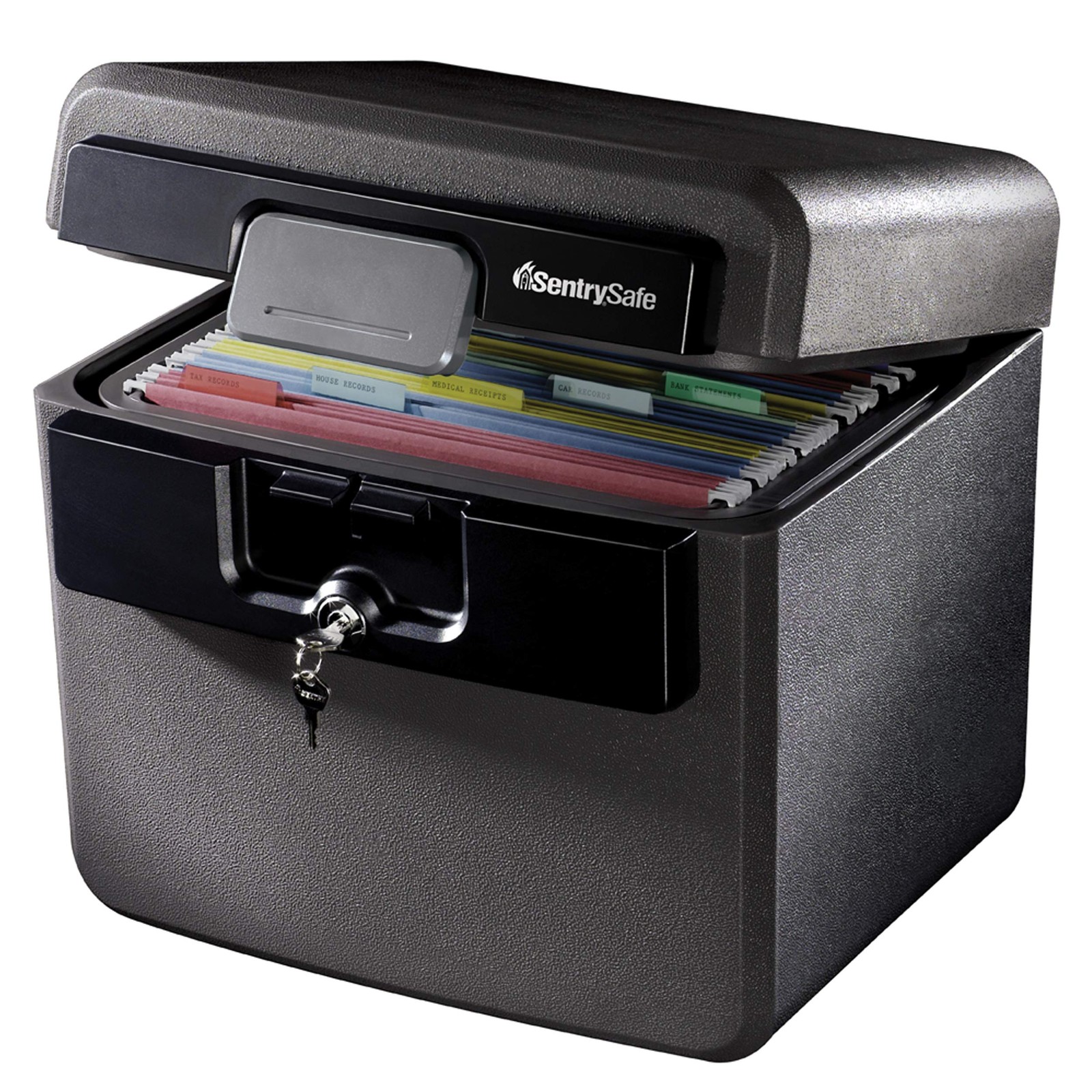 SentrySafe HD4100 Fireproof Waterproof Safe File Box Key Lock 14.3x15.5x13.5