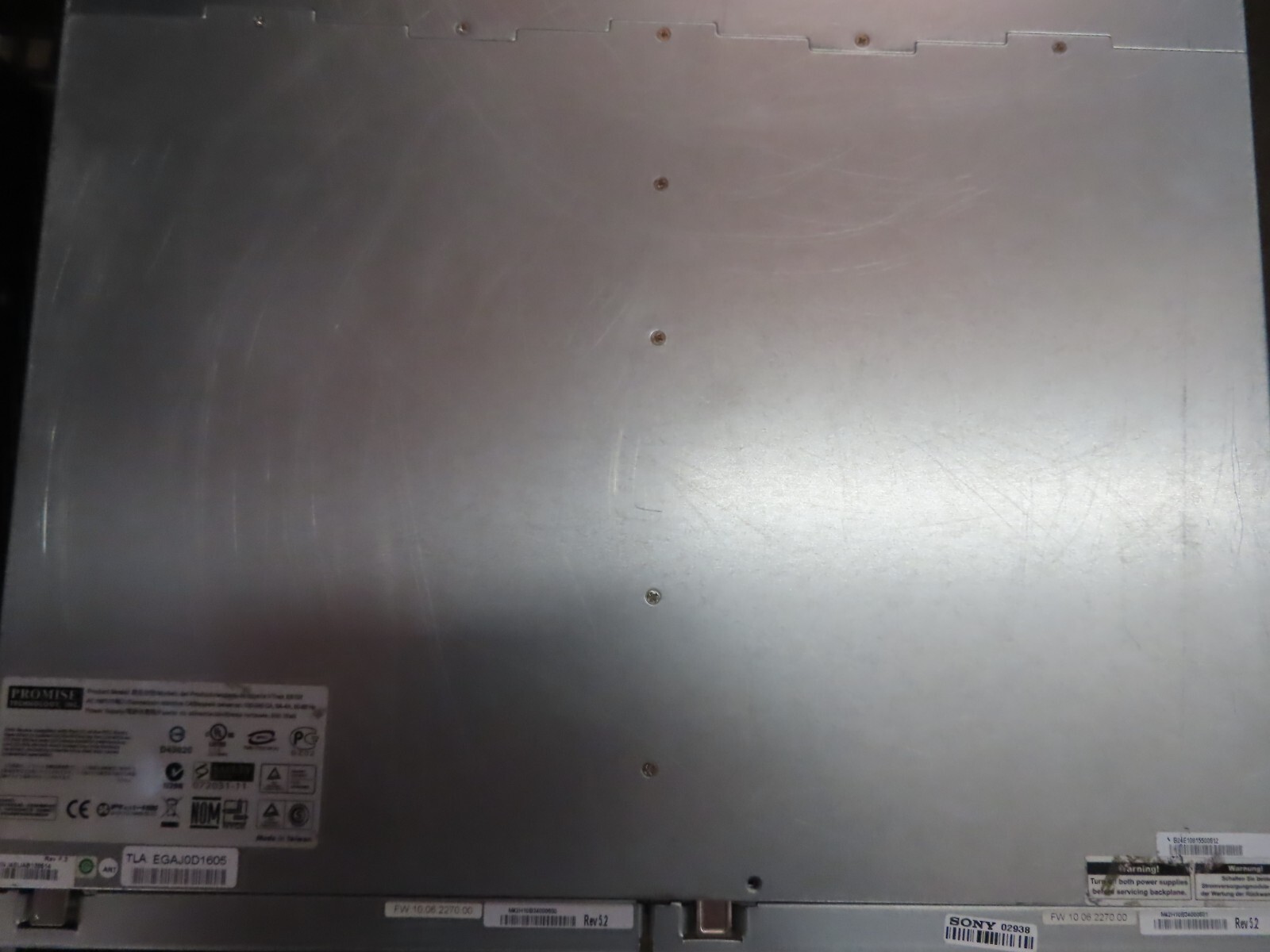 Promise Technology -VTrak E-Class VTE610f -16 TB.