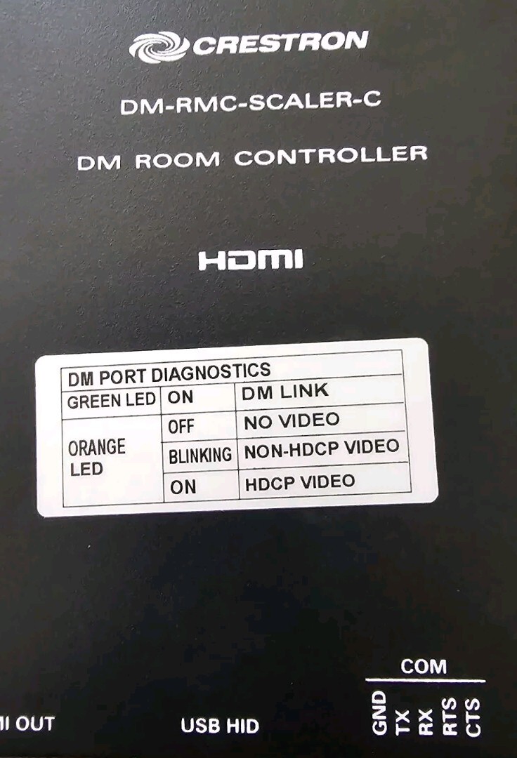 Crestron DM-RMC-SCALER-C DM Room Controller UNIT ONLY