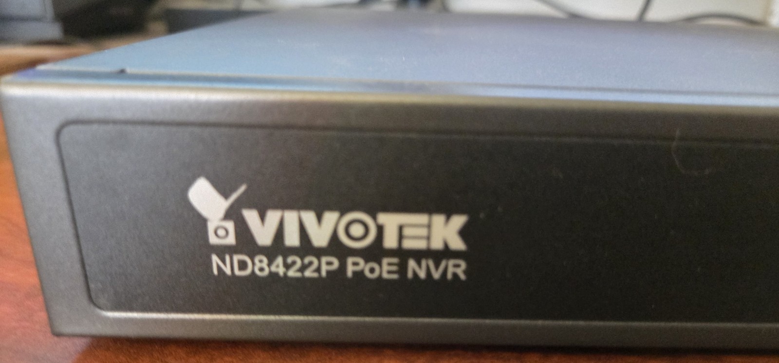 Vivotek ND8422P 16-CH Embedded PoE Surveillance NVR - Used, Working, Power Cord
