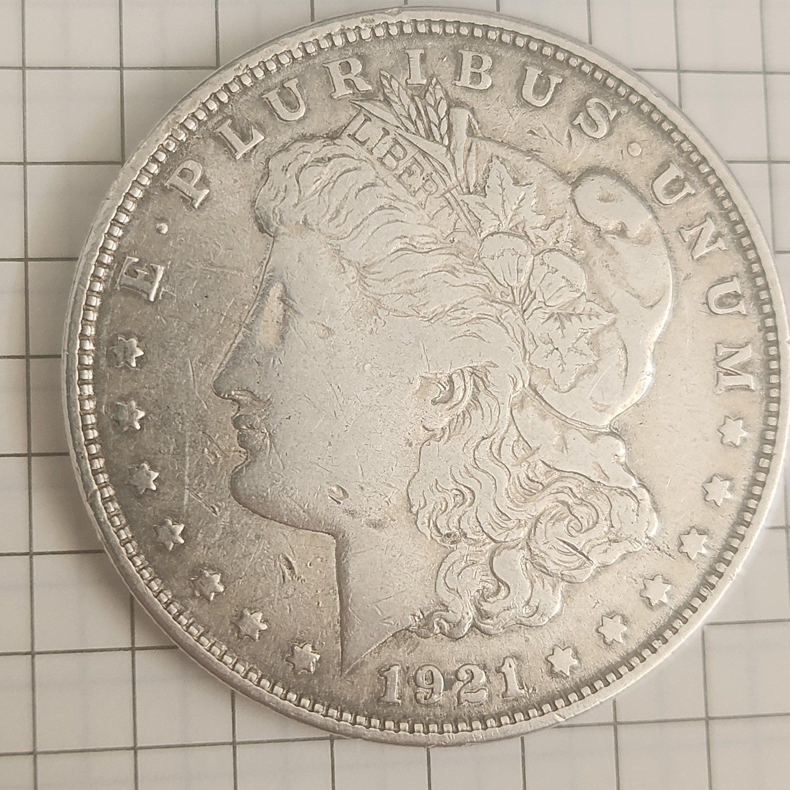 1921 P Morgan Silver Dollar