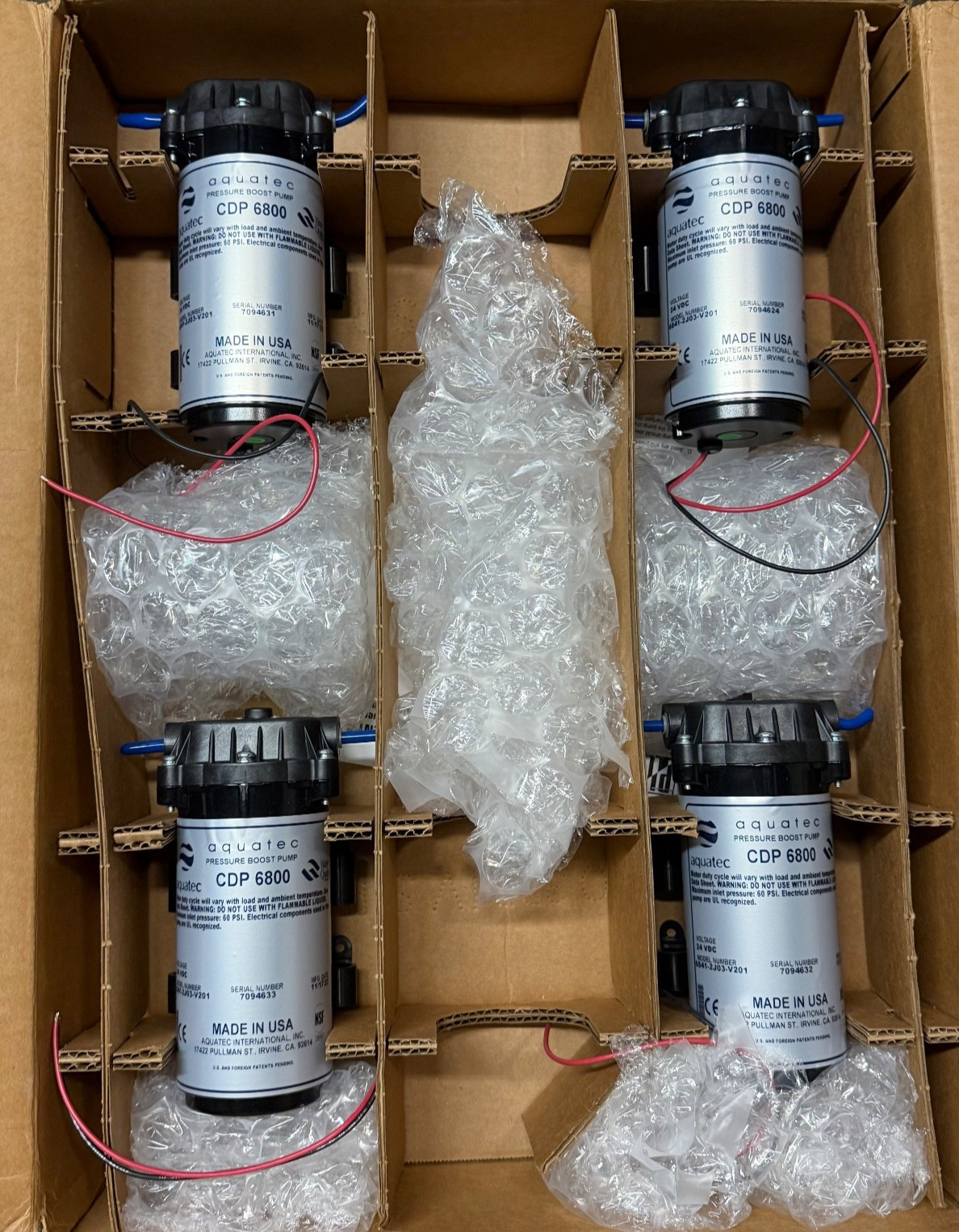 Brand New AQUATEC CDP6800 6841-2J03-V201 Booster Pump