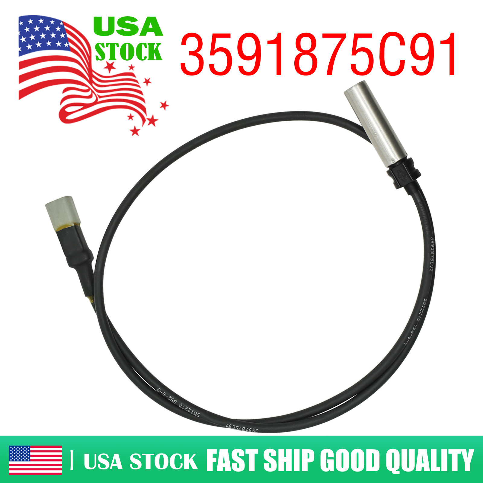 ABS Wheel Speed Sensor 40" BX801553 BAN801553 5C4Z-2C204-CA 3591875C91 SE-0083