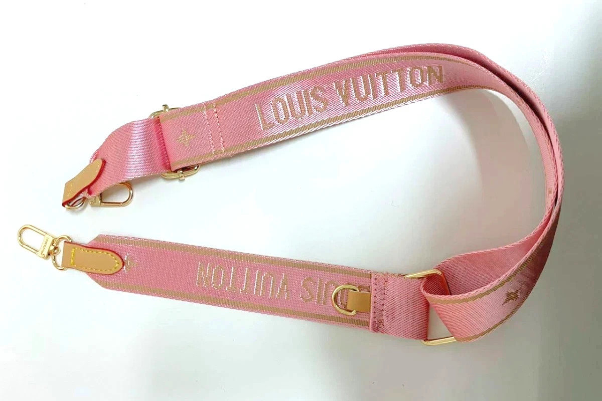 Louis Vuitton Shoulder Strap Adjustable Crossbody Shoulder Replacement Pink