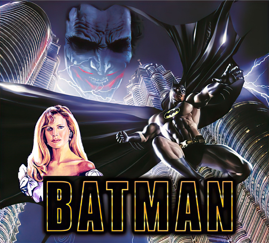Data East BATMAN BAT MAN Pinball Machine Custome Translite AWESOME ARTWORK