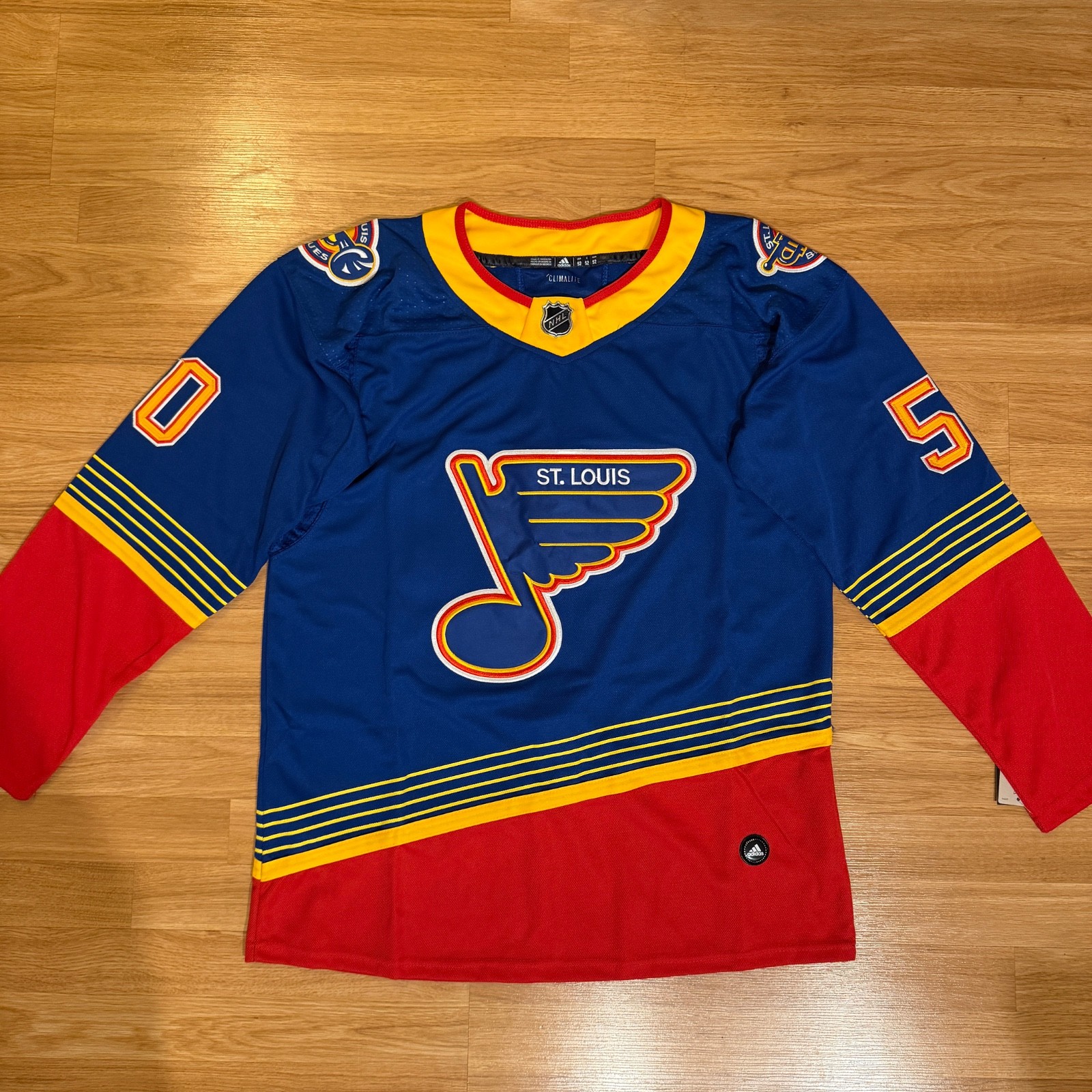 St Louis Blues Binnington Alternate Jersey Mens Sizes