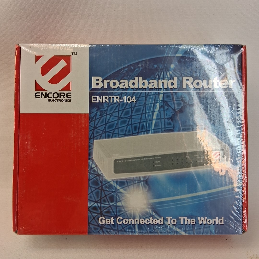 Encore ENRTR-104 broadband router.