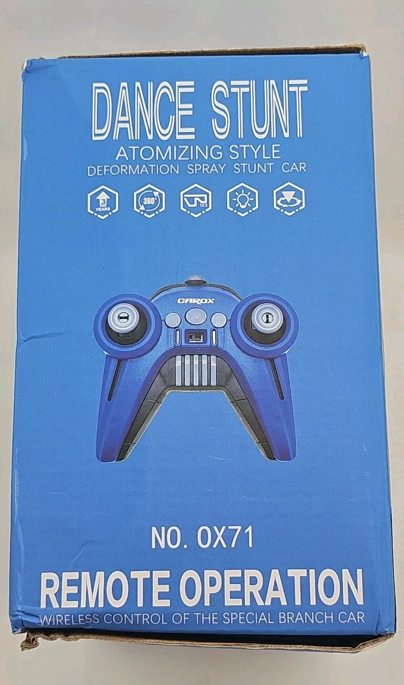 spider Dance Stunt remote control car w/ deformation spray